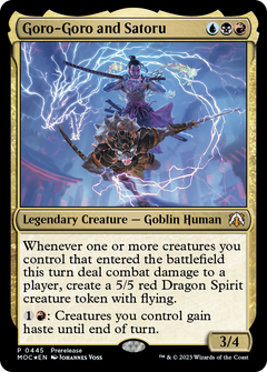 Goro-Goro and Satoru (445) [Prerelease Cards] foil - Deck Out Gaming