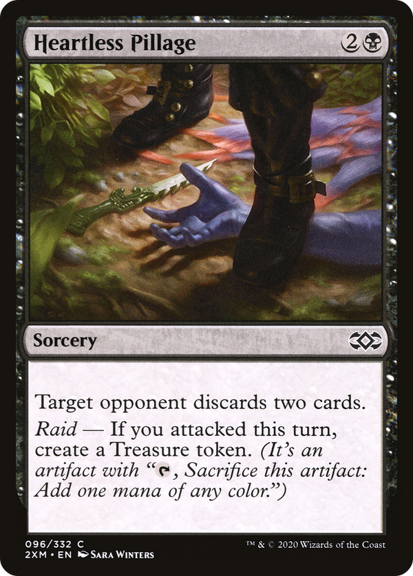 Heartless Pillage (96) [Double Masters] foil - Deck Out Gaming