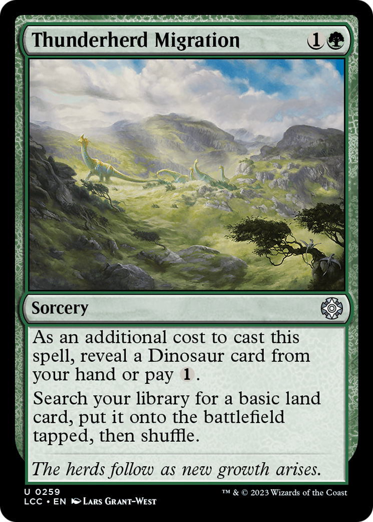 Thunderherd Migration (259) [The Lost Caverns of Ixalan Commander] - Deck Out Gaming