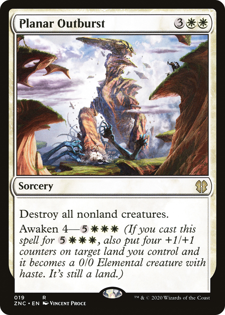Planar Outburst (19) [Commander: Zendikar Rising] - Deck Out Gaming