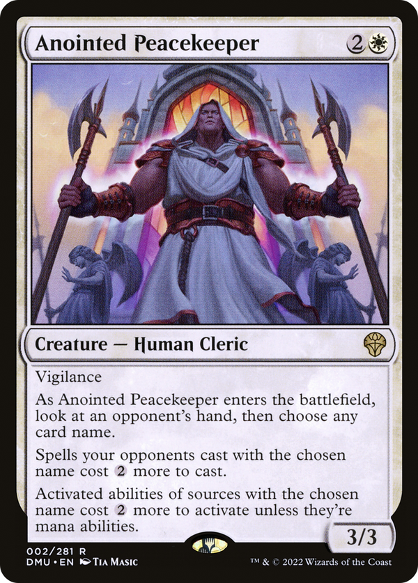 Anointed Peacekeeper (2) [Dominaria United] - Deck Out Gaming