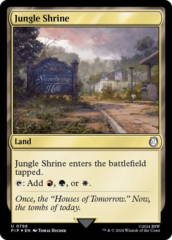 Jungle Shrine (Surge Foil) (798) [Fallout] foil - Deck Out Gaming