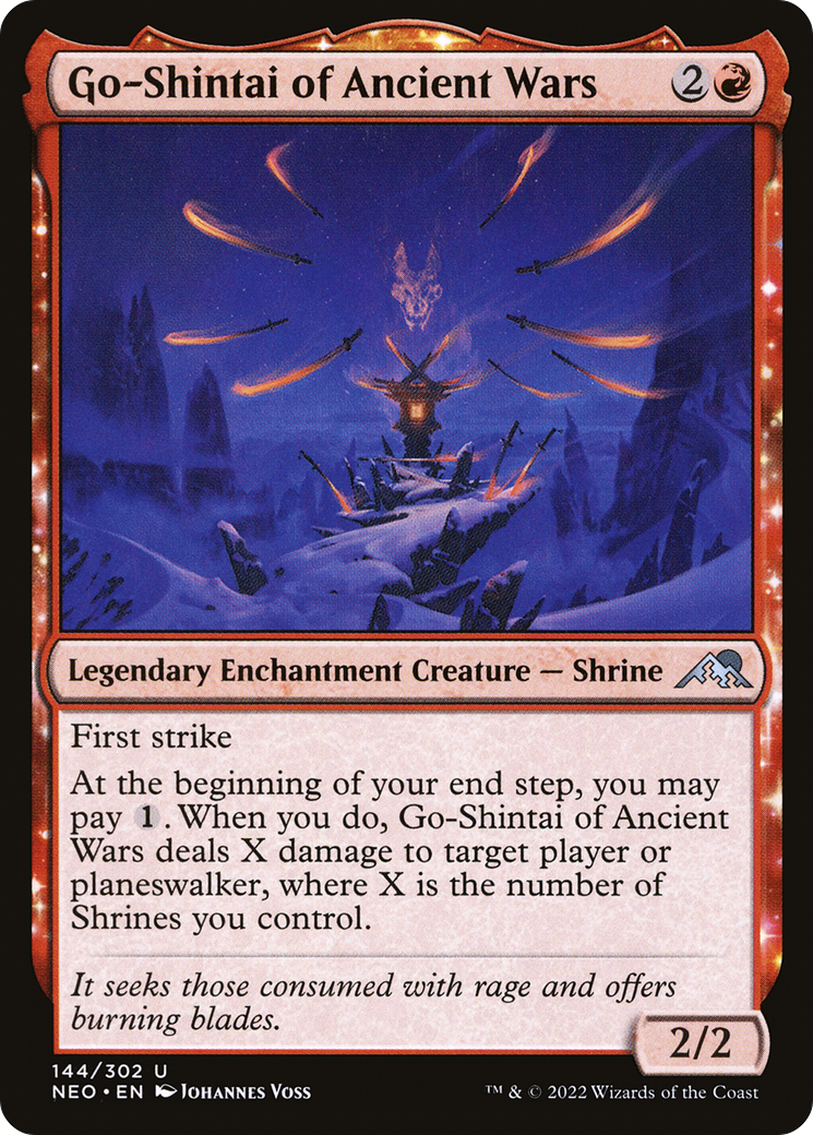 Go-Shintai of Ancient Wars (144) [Kamigawa: Neon Dynasty] - Deck Out Gaming