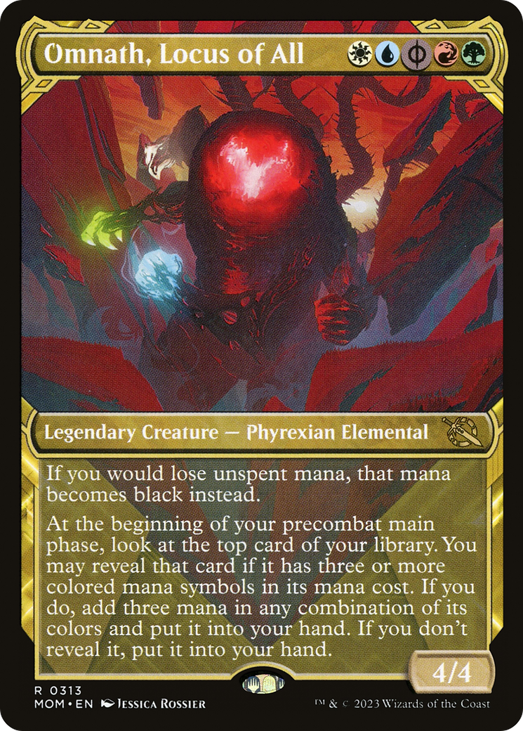 Omnath, Locus of All (Showcase) (313) [March of the Machine] - Deck Out Gaming