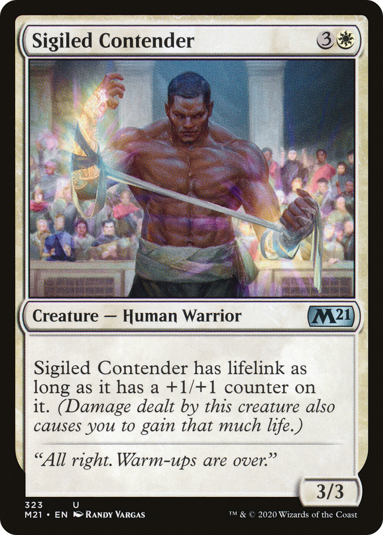Sigiled Contender (323) [Core Set 2021] - Deck Out Gaming