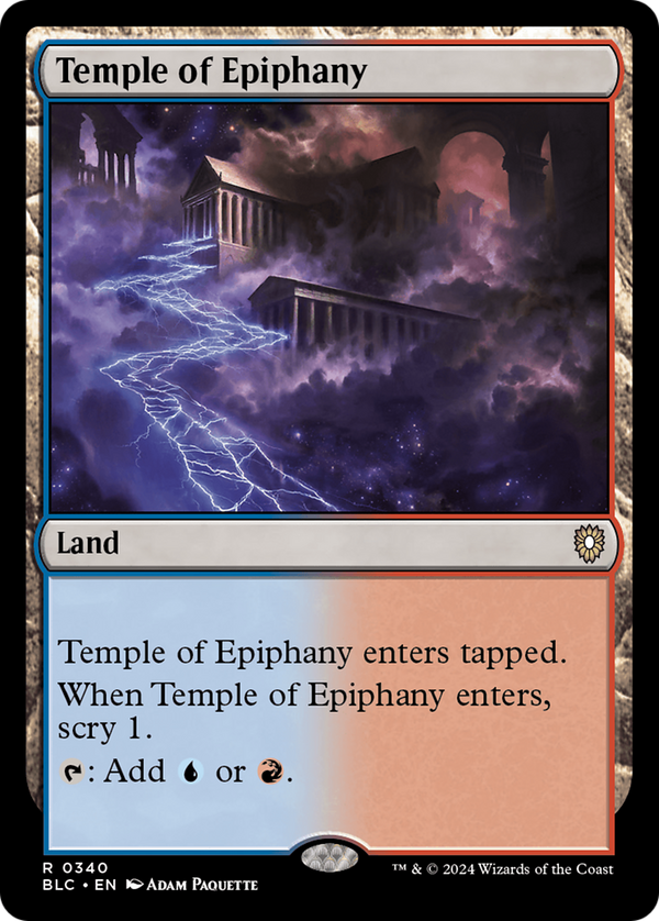 Temple of Epiphany (340) [Bloomburrow Commander] - Deck Out Gaming