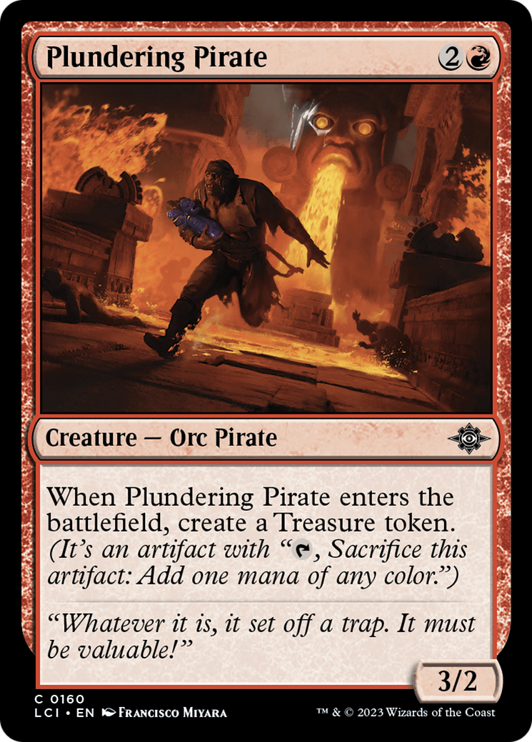 Plundering Pirate (160) [The Lost Caverns of Ixalan] foil - Deck Out Gaming