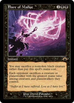 Flare of Malice (Retro Frame) (408) [Modern Horizons 3] foil - Deck Out Gaming