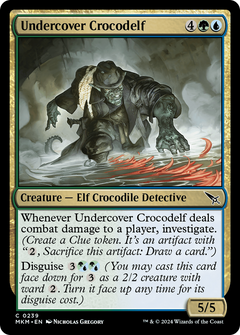 Undercover Crocodelf (a) (239) [Murders at Karlov Manor] foil - Deck Out Gaming