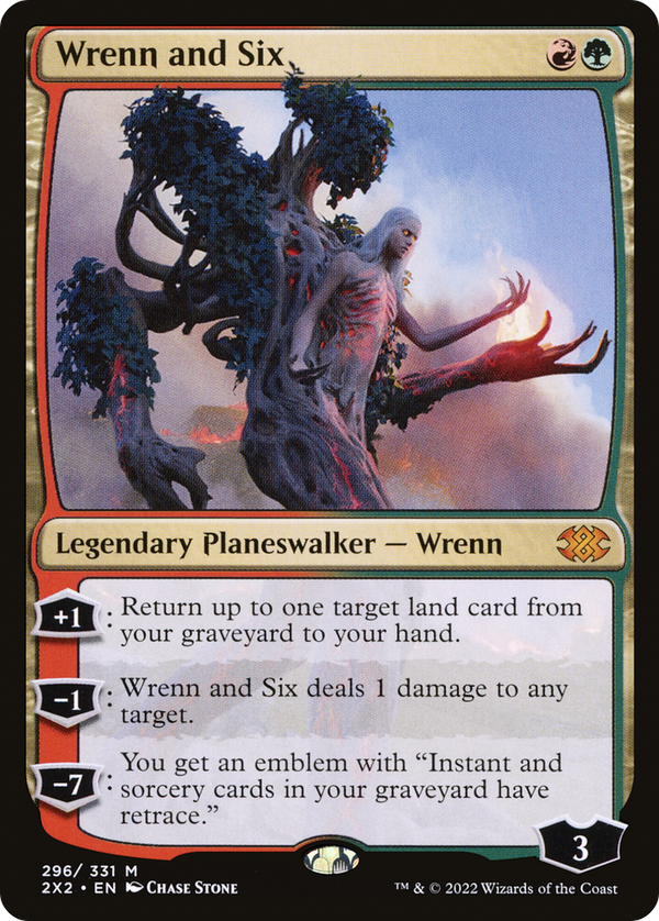 Wrenn and Six (296) [Double Masters 2022] - Deck Out Gaming