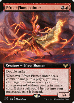 Efreet Flamepainter (Extended Art) (310) [Strixhaven: School of Mages] - Deck Out Gaming