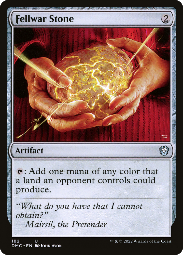 Fellwar Stone (182) [Dominaria United Commander] - Deck Out Gaming