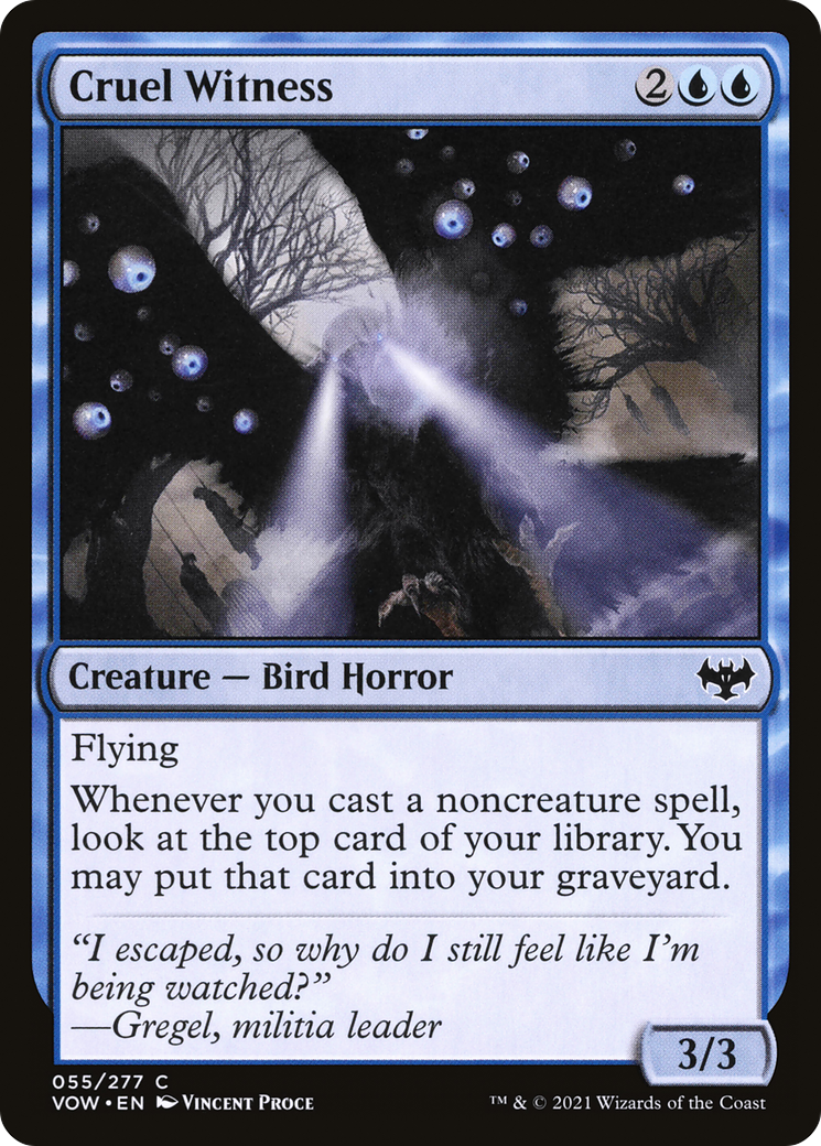 Cruel Witness (55) [Innistrad: Crimson Vow] foil - Deck Out Gaming