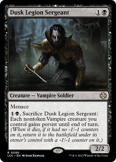 Dusk Legion Sergeant (80) [The Lost Caverns of Ixalan Commander] - Deck Out Gaming