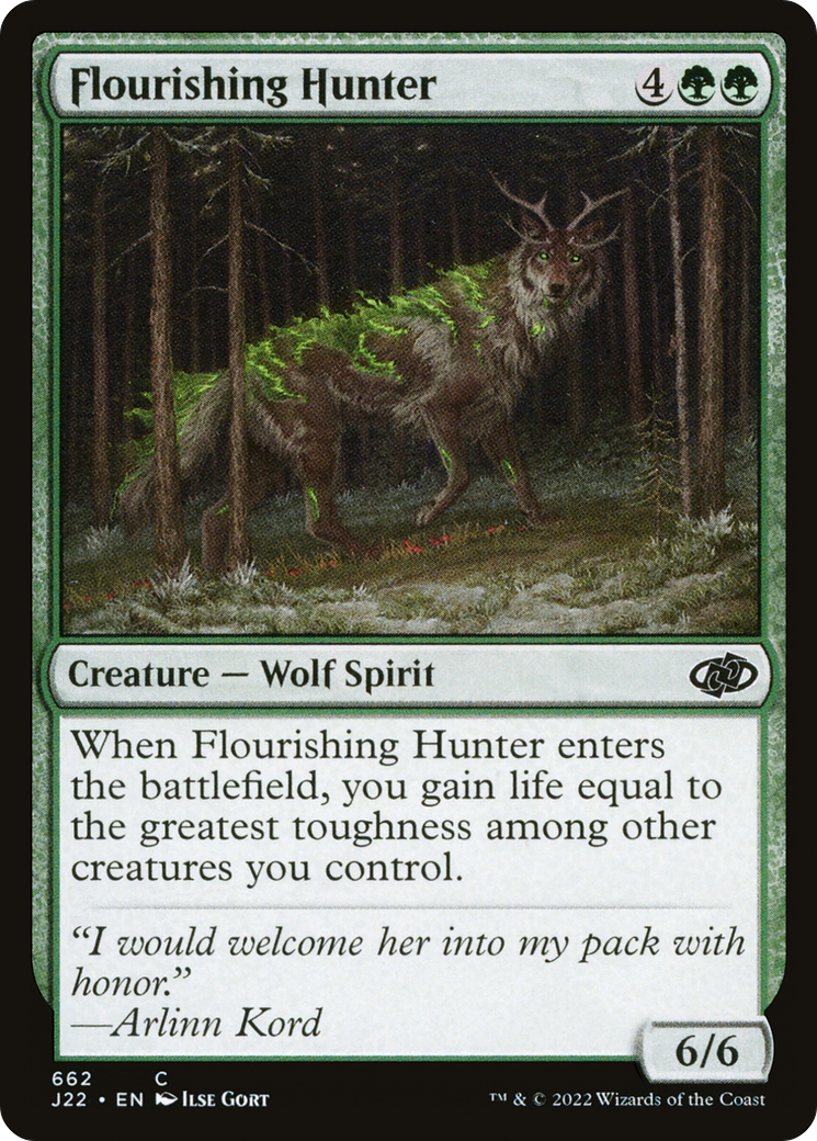 Flourishing Hunter (662) [Jumpstart 2022] - Deck Out Gaming