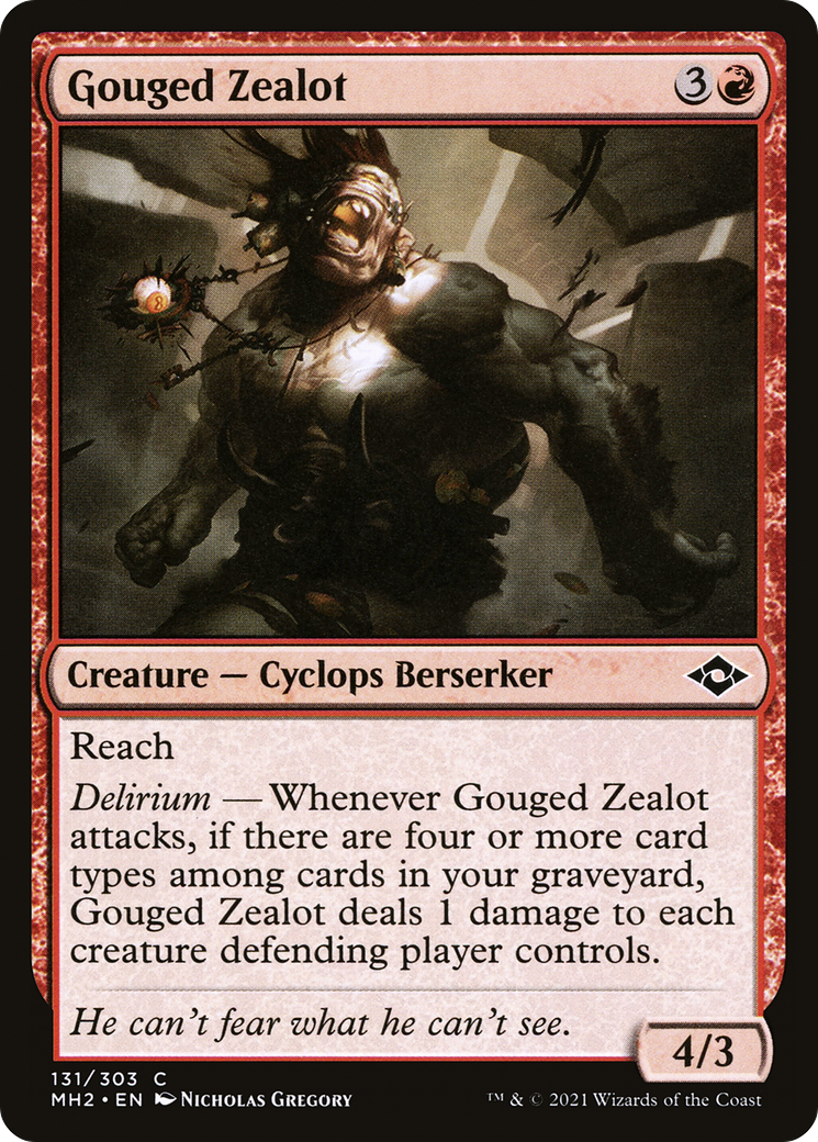 Gouged Zealot (131) [Modern Horizons 2] - Deck Out Gaming