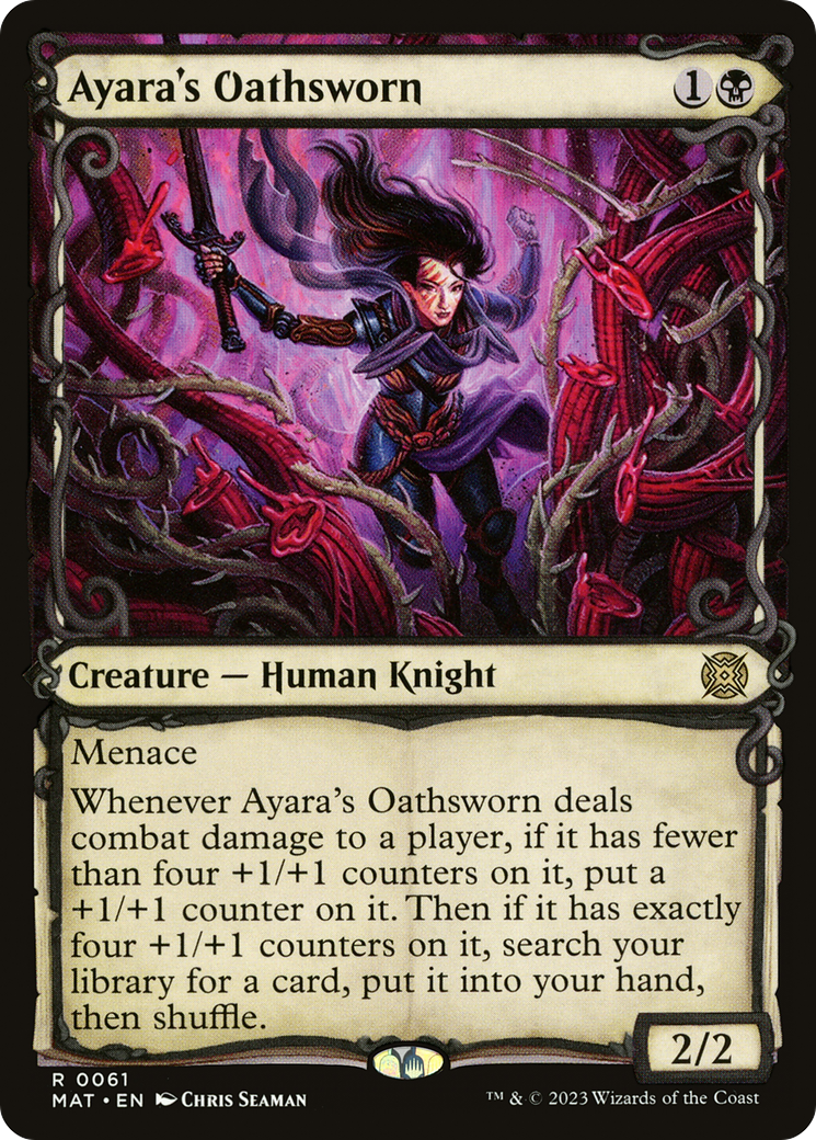 Ayara's Oathsworn (Showcase) (61) [March of the Machine: The Aftermath] foil - Deck Out Gaming