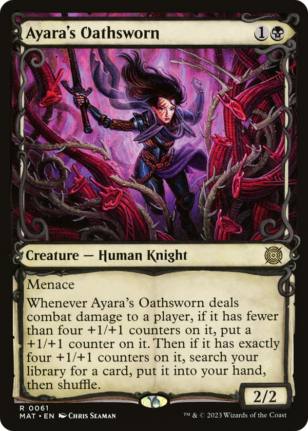 Ayara's Oathsworn (Showcase) (61) [March of the Machine: The Aftermath] - Deck Out Gaming