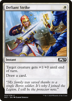 Defiant Strike (15) [Core Set 2021] foil - Deck Out Gaming