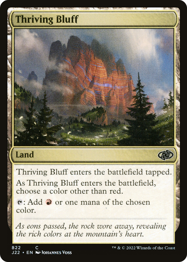 Thriving Bluff (822) [Jumpstart 2022] - Deck Out Gaming