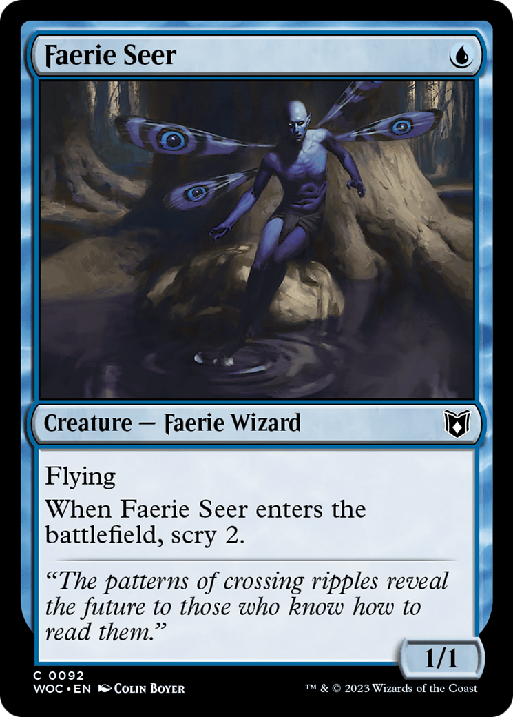 Faerie Seer (92) [Wilds of Eldraine Commander] - Deck Out Gaming