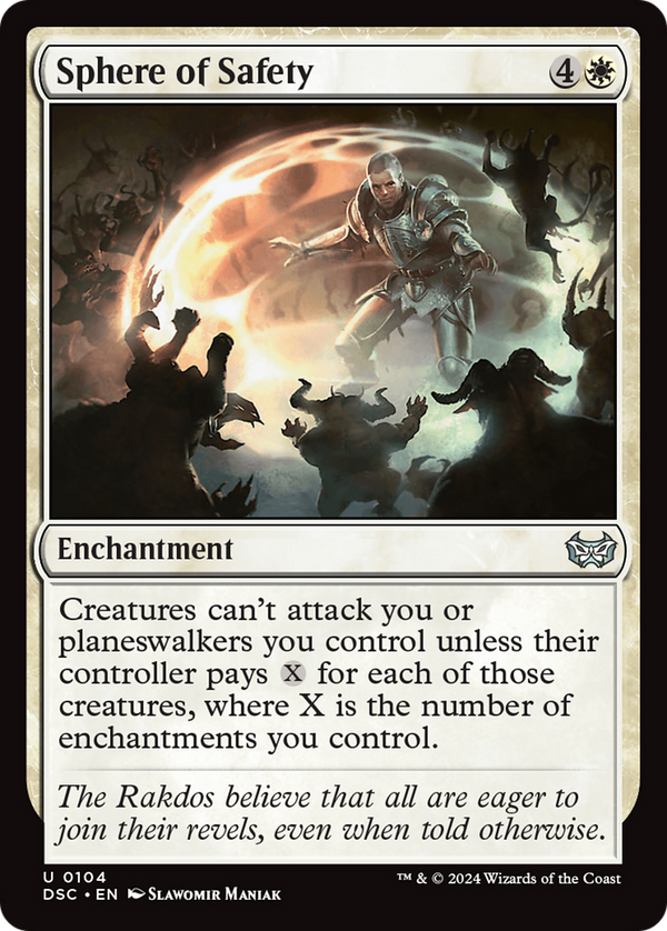Sphere of Safety (104) [Duskmourn: House of Horror Commander] - Deck Out Gaming