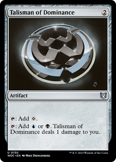 Talisman of Dominance (150) [Wilds of Eldraine Commander] - Deck Out Gaming