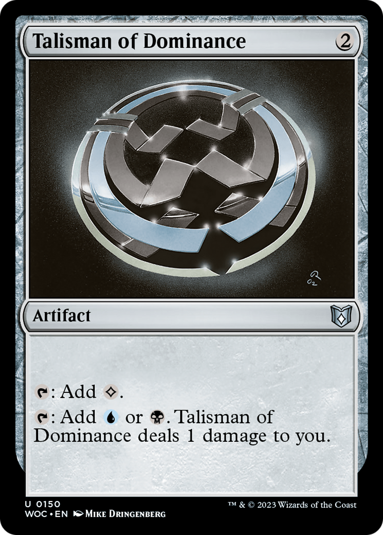 Talisman of Dominance (150) [Wilds of Eldraine Commander] - Deck Out Gaming