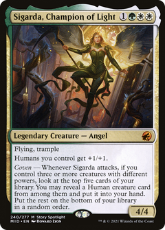 Sigarda, Champion of Light (240) [Innistrad: Midnight Hunt] - Deck Out Gaming
