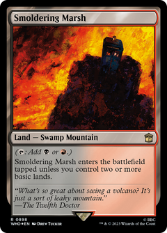 Smoldering Marsh (Surge Foil) (898) [Doctor Who] foil - Deck Out Gaming