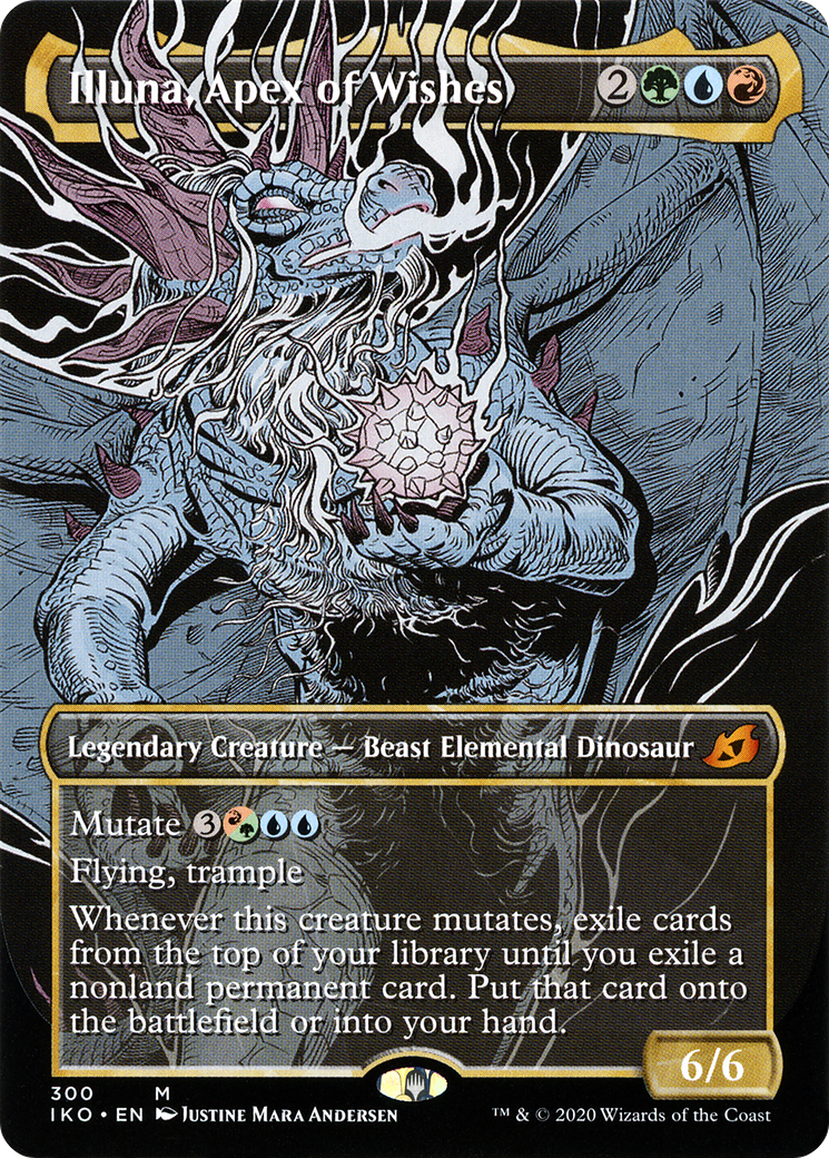 Illuna, Apex of Wishes (Showcase) (300) [Ikoria: Lair of Behemoths] - Deck Out Gaming