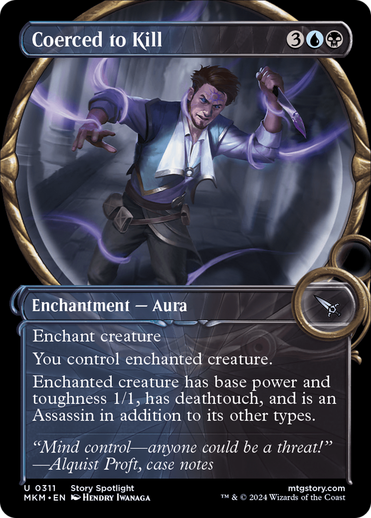 Coerced to Kill (Showcase) (311) [Murders at Karlov Manor] foil - Deck Out Gaming