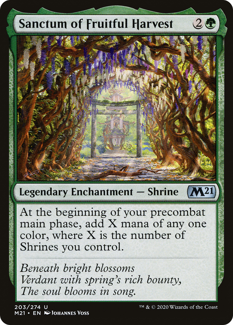 Sanctum of Fruitful Harvest (203) [Core Set 2021] - Deck Out Gaming