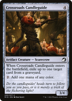 Crossroads Candleguide (253) [Innistrad: Midnight Hunt] foil - Deck Out Gaming