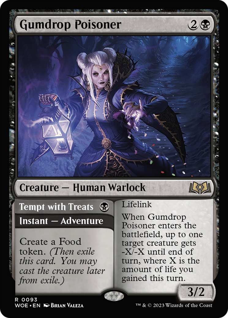 Gumdrop Poisoner (93) [Wilds of Eldraine] foil - Deck Out Gaming