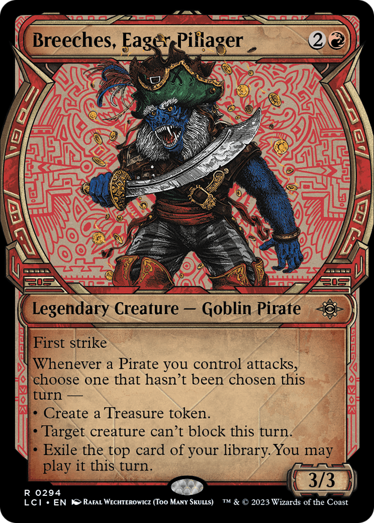Breeches, Eager Pillager (Showcase) (294) [The Lost Caverns of Ixalan] foil - Deck Out Gaming