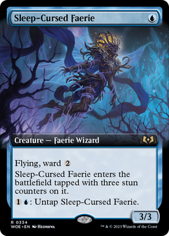 Sleep-Cursed Faerie (Extended Art) (334) [Wilds of Eldraine] - Deck Out Gaming