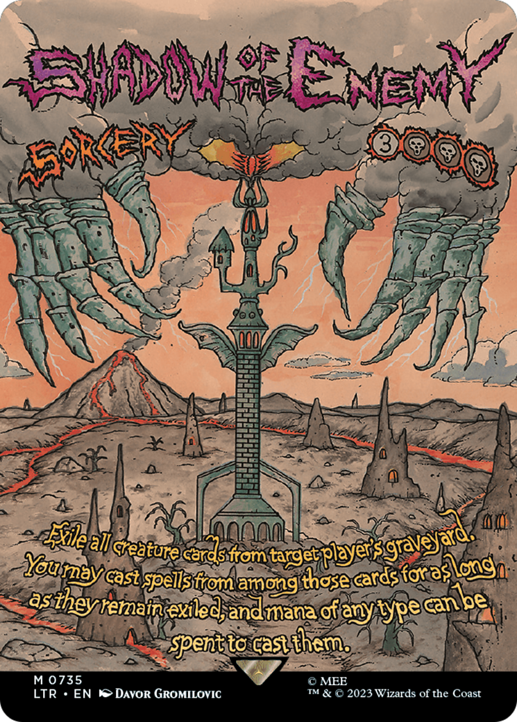Shadow of the Enemy (Borderless Poster) (735) [The Lord of the Rings: Tales of Middle-earth] - Deck Out Gaming