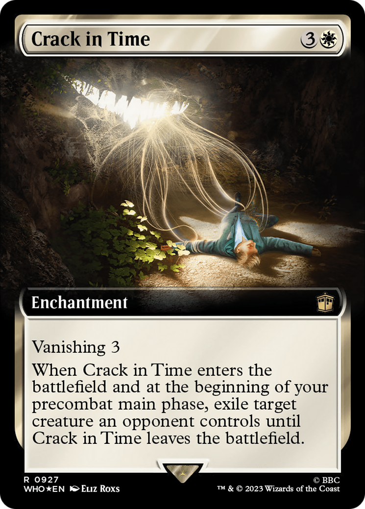 Crack in Time (Extended Art) (Surge Foil) (927) [Doctor Who] foil - Deck Out Gaming