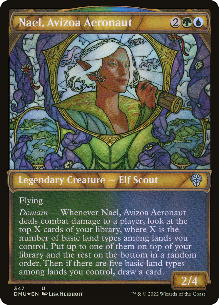 Nael, Avizoa Aeronaut (Textured Foil) (347) [Dominaria United] foil - Deck Out Gaming