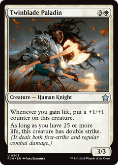 Twinblade Paladin (503) [Foundations] - Deck Out Gaming