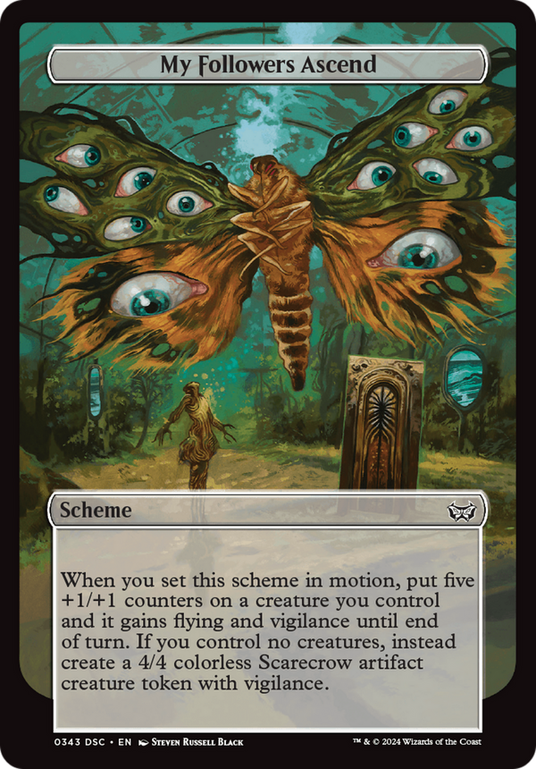 My Followers Ascend (Full Art) (343) [Duskmourn: House of Horror Commander] - Deck Out Gaming