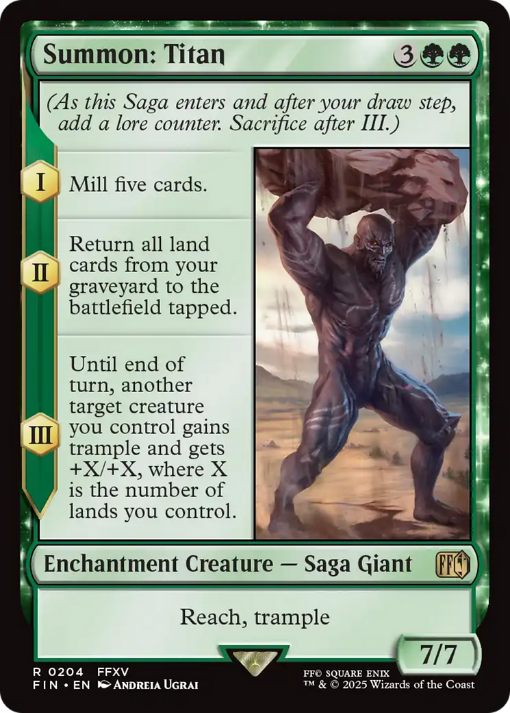 Summon: Titan (204) [FINAL FANTASY] - Deck Out Gaming