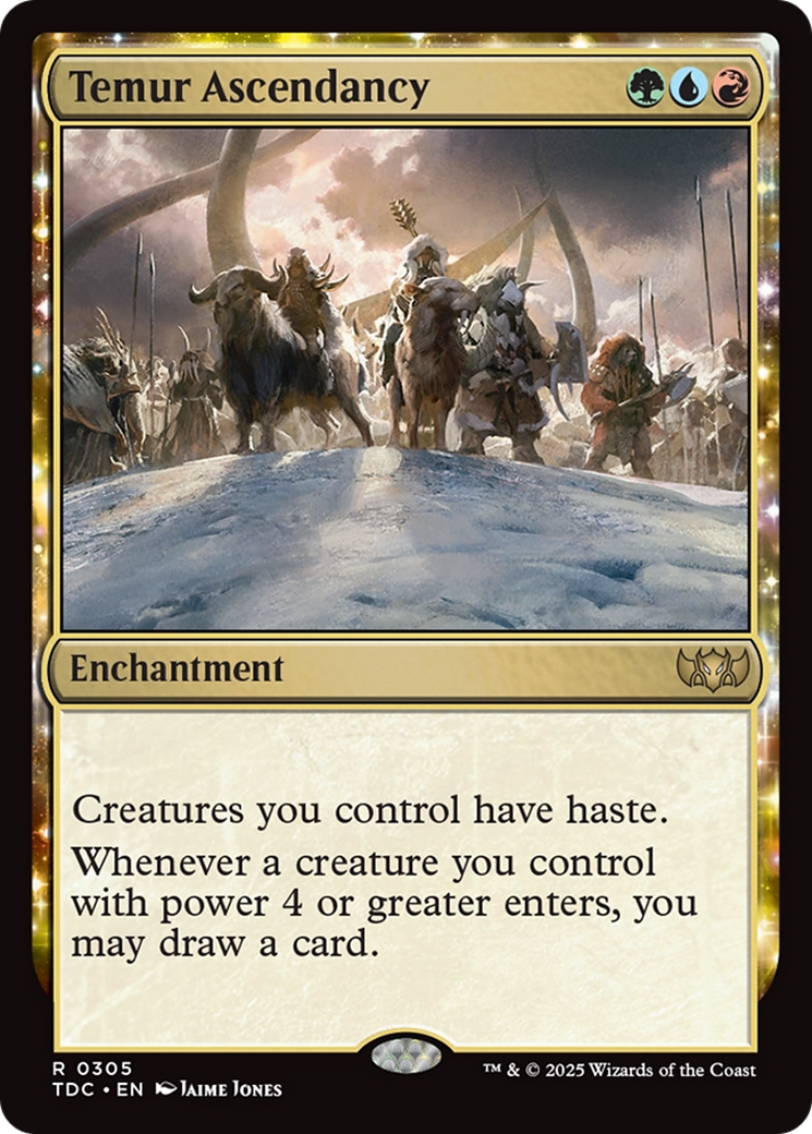 Temur Ascendancy (305) [Commander: Tarkir: Dragonstorm] - Deck Out Gaming