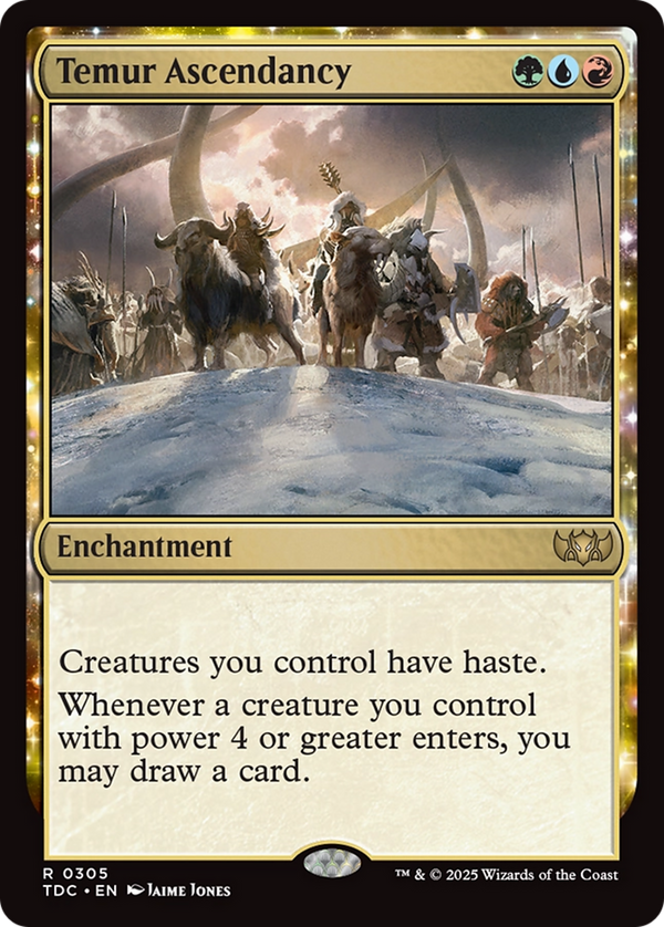 Temur Ascendancy (305) [Commander: Tarkir: Dragonstorm] - Deck Out Gaming