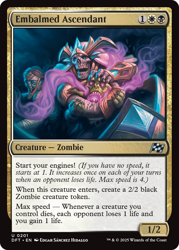 Embalmed Ascendant (201) [Aetherdrift] foil - Deck Out Gaming