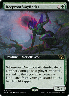 Deeproot Wayfinder (Extended Art) (369) [March of the Machine] foil - Deck Out Gaming
