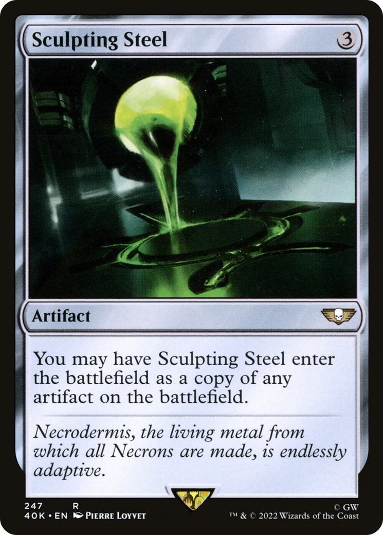 Sculpting Steel (247) [Warhammer 40,000 Commander] - Deck Out Gaming
