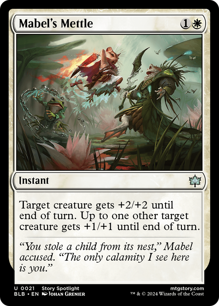 Mabel's Mettle (21) [Bloomburrow] foil - Deck Out Gaming