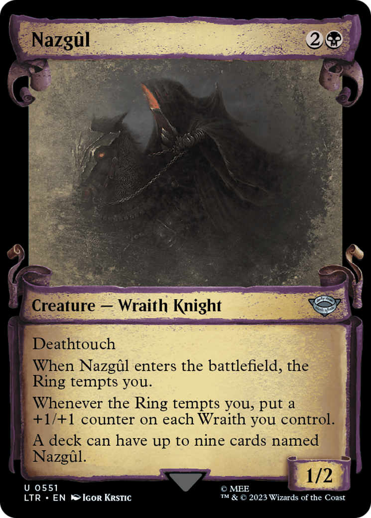 Nazgul (0551) (Showcase Scrolls) (551) [The Lord of the Rings: Tales of Middle-earth] - Deck Out Gaming